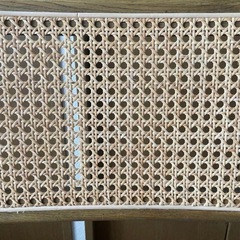 【美品】早い者勝ち！お洒落デザイン ラタンチェア２脚セットの画像