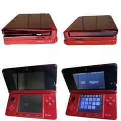 186000 現状品 任天堂 ニンテンドー3DS CTR-001  レッド [250224HM260280]の画像