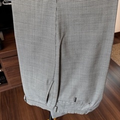 千鳥格子　ウール１００% スラックスの画像