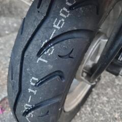 激安！原付！かわいいバイクビーノ！前後タイヤ新品！の画像