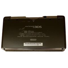 186000 現状品 Nintendo 任天堂 ニンテンドウ ニンテンドー3DS CTR-001  ブラック [250224HM240095]の画像