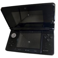186000 現状品 Nintendo 任天堂 ニンテンドウ ニンテンドー3DS CTR-001  ブラック [250224HM240095]の画像