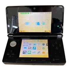 186000 現状品 Nintendo 任天堂 ニンテンドウ ニンテンドー3DS CTR-001  ブラック [250224HM240095]の画像