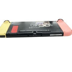 186000 現状品 任天堂 ／ Nintendo ニンテンドー Nintendo Switch HAC-001  イエロー ピンク 本体 [250317HM090211]の画像