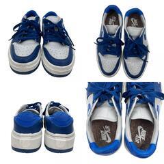 186000 現状品 NIKE ナイキ スニーカー エアジョーダン 1エレベート ロー W/AIR DH7004‐400  23.5 ブルー・グレー レディース [241223HM070323]の画像