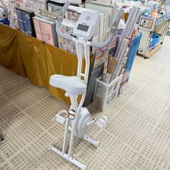 STEADY エアロバイク ホワイト フィットネス トレーニング器具の画像