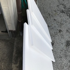 発泡スチロールの板　４枚　夏休みの工作の画像