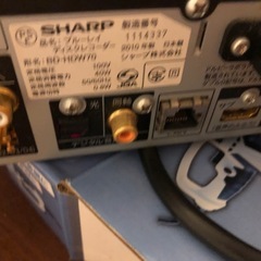 決まりました！SHARP Blu-rayレコーダーの画像