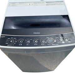 2019年　洗濯機 ハイアール 5.5kの画像