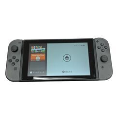 186000 現状品 Nintendo 任天堂 ニンテンドウ Nintendo Switch HAC-001  グレー [250326HM250077]の画像