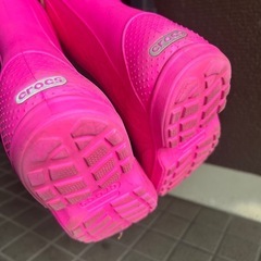 クロックス　レインシューズの画像