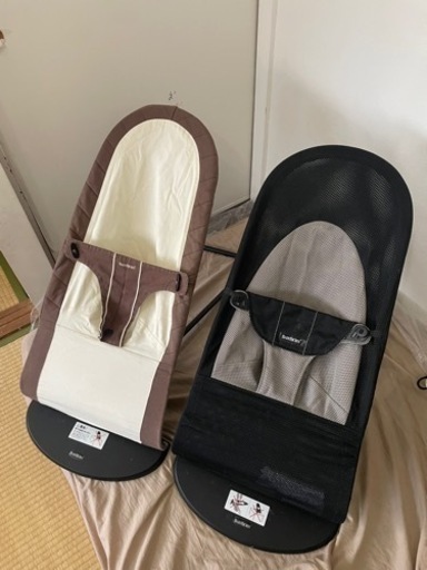 【8月中引取り希望】ベビービョルン　バウンサー　2台+ケース+予備カバー
