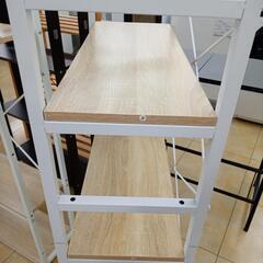 リユースのサカイ太田店★ジモティ割あり★  ラック棚 白 H155×D28×W60 クリーニング済み OJ10612の画像