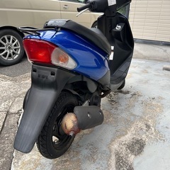 スズキ　レッツ2 青　程度良好！！の画像