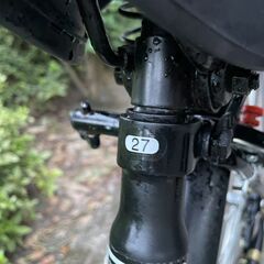自転車　No.406　ブラック　27インチ　6段切替　LEDオートライト　【リサイクルショップどりーむ天保山】の画像