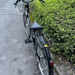 自転車　No.406　ブラック　27インチ　6段切替　LEDオートライト　【リサイクルショップどりーむ天保山】の画像
