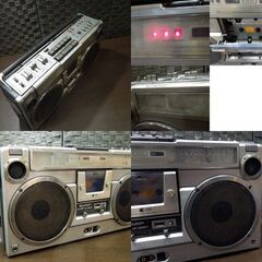 当時物 シャープ ラジカセ GF-305ST THE SEARCHER AM/FMラジオ カセット 通電/ラジオ視聴確認済 ジャンク扱い品 SHARP 札幌市 新道東店の画像