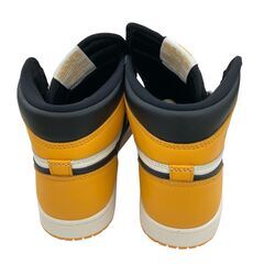 186000 NIKE ナイキ スニーカー AIR JORDAN 1 RETRO HIGH OG 555088-711  26 イエロー/ブラック メンズ [250510HM250180]の画像