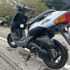 スズキ　レッツⅡ　2スト　希少　CA1KA 規制前　原付　スクーター 50cc キャブ車 走行5070Km前後カゴ付き　宮崎　簡易始動動画ありの画像