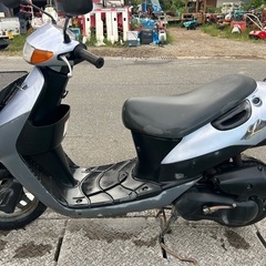 スズキ　レッツⅡ　2スト　希少　CA1KA 規制前　原付　スクーター 50cc キャブ車 走行5070Km前後カゴ付き　宮崎　簡易始動動画ありの画像