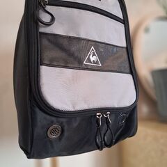 美品 ルコック スポルティフ シューズバッグ黒の画像