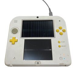 186000 現状品 Nintendo 任天堂 ニンテンドウ ニンテンドー2DS FTR-001  ホワイト　イエロー [250329HM220367]の画像