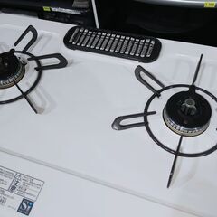 パロマ ガステーブル 都市ガス 右側強火力 2022年製 グリル未使用 PA-S45H-R ガスコンロ ガスレンジ 【D】の画像
