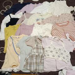100サイズの子供服(女の子)の画像