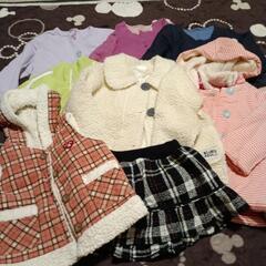 100サイズの子供服(女の子)の画像