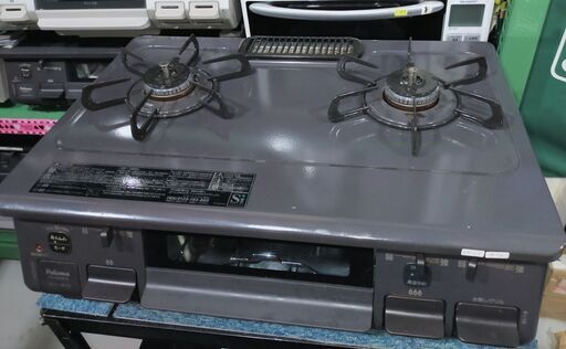 パロマ ガステーブル LPガス プロパンガス 右側強火力 2023年製 PA-S45B-R ガスコンロ ガスレンジ 【2】