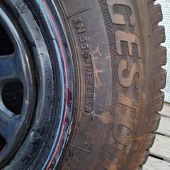 早割　スタッドレスタイヤ　195/80R15　デイトナホイール　PCD114.3 5穴の画像