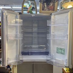 三菱 MITSUBISHI ノンフロン冷凍冷蔵庫 470L MR-WX47G-C1 2021年製 6ドア グレイングレージュ★買取帝国 朝霞店 配達可能の画像