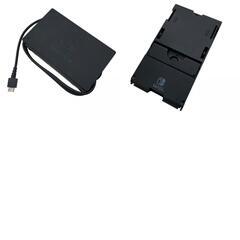186000 ジャンク品 任天堂 ／ Nintendo ニンテンドー Nintendo Switch NINTENDO SWITCH HAC-001  ネオンブルー　ネオンレッド 付属品付き 本体 [250331HM120004]の画像