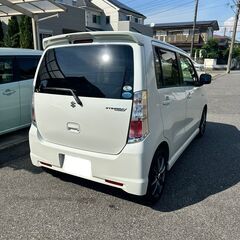 2年車検付・スズキWagonRスティングレー・ナビ・テレビ・ETC・プッシュスタート・とてもキレイの画像