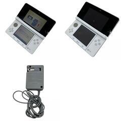 186000 現状品 任天堂 ／ Nintendo ニンテンドー ニンテンドー3DS CTR-001  ホワイト [250405HM060128]の画像