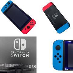 186000 現状品 任天堂 ／ Nintendo ニンテンドー Nintendo Switch ニンテンドースイッチ 本体 付属品付き 保護フィルム付き [250326HM140198]の画像