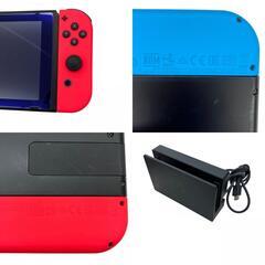 186000 現状品 任天堂 ／ Nintendo ニンテンドー Nintendo Switch ニンテンドースイッチ 本体 付属品付き 保護フィルム付き [250326HM140198]の画像