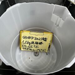 【リサイクルショップ ピカソ 小松原】🌀✨SHARP 全自動洗濯機 5.5kg【2021年製】ES-GE5E 分解洗浄済✨🌀★5891★の画像