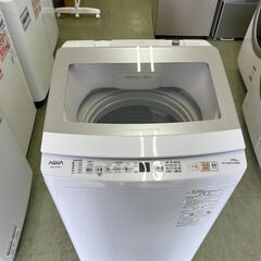 【リサイクルショップ ピカソ 小松原】🧺✨極美品AQUA 全自動洗濯機 7.0kg【2024年製】AQW-P7P 分解洗浄済✨🧺★7836★の画像