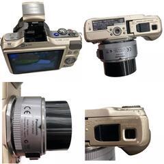 186001 現状品 Panasonic パナソニック デジタルカメラ ミラーレス一眼レフカメラ DMC-GF5-N  シャンパンゴールド 付属品付き [250515HM010158]の画像