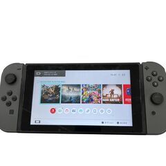 186000 現状品 任天堂 ／ Nintendo ニンテンドー Nintendo Switch HAC-001  ブラック 本体 [250423HM130145]の画像