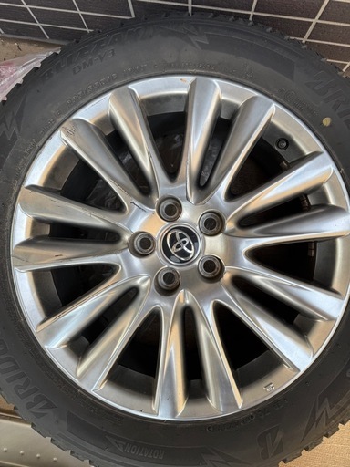 【8/24〆切】ハリアー60純正ホイール&冬タイヤ4本セット