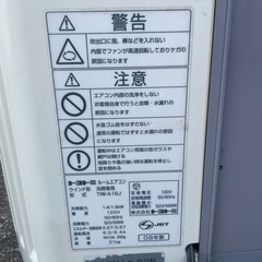 トヨトミ　窓エアコン　本体のみの画像