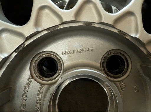 BBS 6J 14インチ ホイール 100-4 希少 MAZDA NAロードスター純正オプション 
