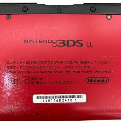 186000 現状品 任天堂 ／ Nintendo ニンテンドー ニンテンドー3DS Nintendo 3DSLL SPR-001  赤 動作確認済み 本体 [250424HM140108]の画像