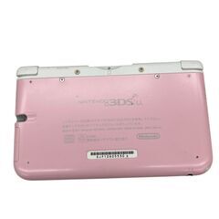 186000 現状品 任天堂 ／ Nintendo ニンテンドー ニンテンドー3DS SPR-001  ピンク ホワイト ニンテンドー3DS Nintendo 3DSLL [250508HM060331]の画像