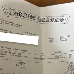 クロムハーツ スモールch クロス の画像