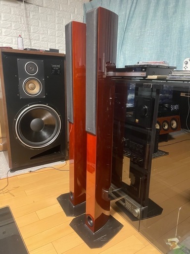 DENON スピーカー 2台セット SC-T7L2W DENON スピーカー トールボーイ スリムデザイン 2台1組 ホワイト