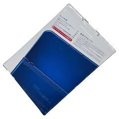 186000 現状品 任天堂 ／ Nintendo ニンテンドー ニンテンドー3DS new Nintendo3DS LL RED-001  メタリックブルー 箱入り 説明書付き [250520HM170197]の画像