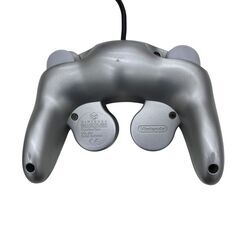 186000 現状品 任天堂 ／ Nintendo ニンテンドー ゲームキューブ コントローラー DOL-003  シルバー 3点まとめ売り [250425HM180106]の画像